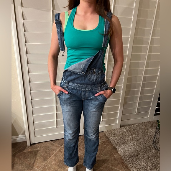 GUESS JEANS Chucky Halloween Y2K Bib Overalls - Picture 14 of 16